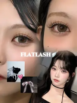 🎨カラーマツエク🎨フラットマットラッシュ80本　【カラーまつエク】【エクステ】【束感】