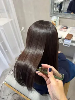 【ダメージレス✨ミニモ限定！】💎毛先カット+髪質改善極艶ストレート💎
