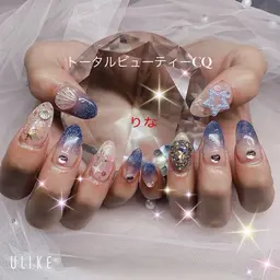 ハンドネイル長さ出し10本➕持ち込みデザイン15980円LINE公式かホットペッパーなら11980円キャンペーン中