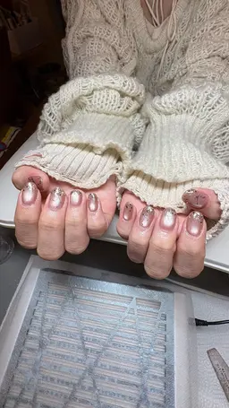 マグネット、ラメ、フレンチ、グラデーション、オーロラ等(組み合わせ3つまで) オフあり