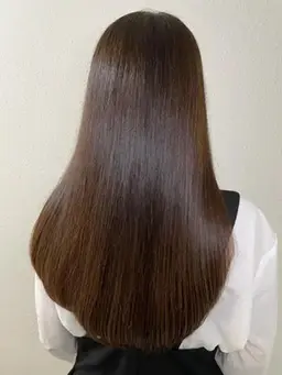 平日限定メニュー　カット＋縮毛矯正＋Aujua4ステップうる艶トリートメント