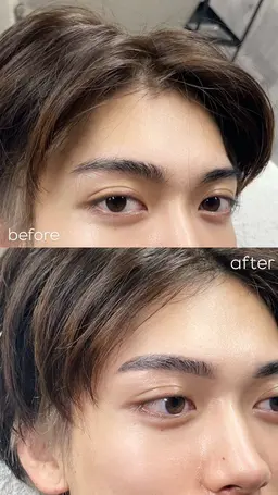 ⚜️美眉メンズアイブロウワックス⚜️(眉Wax +間引き+カット)