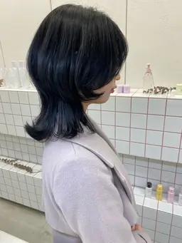 透明感カラー+水素トリートメント+COTAトリートメント