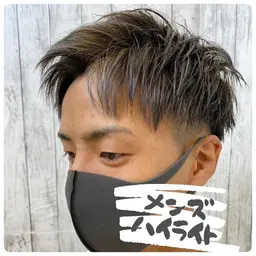 【ちょっとしたアクセントに】メッシュカラー＋カット　￥9900