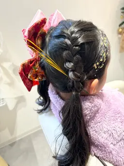 ⋆⸜ ⸜  ご予約受付中  ⸝‍ ⸝‍⋆〚七五三〛女の子🍒着付け×hairset×フルメイク