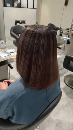 カット+ハイライト+オンカラー+トリートメント