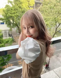 【平日限定♪ツヤっぽさUPのトレンド韓国風スタイルに!】似合わせカット+全体ケアカラー+髪質改善オージュア超音波