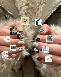 《オフ込》画像からインスピレーション🖼️世界にひとつの個性派アートネイル