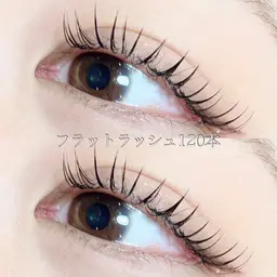 ✨️フラットラッシュorセーブル80本✨️束感コーティング付き