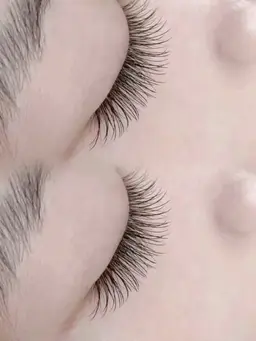 BABY CURL /BABY ストレート　フラットラッシュつけ放題200本まで　+美容液