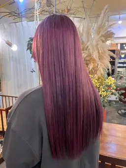 💛ダブルカラー💛(フローディアトリートメント付き)ロング料金無しです!補足説明見てください!