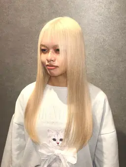 👑人気No.1👑ケアブリーチ＋カラー＋トリートメント(リタッチ可🙆‍♀️)