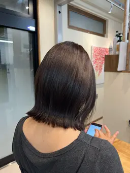 【白髪染めも可🙆🏻‍♀️】レディースカット＋ワンカラー🪡