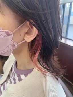 🌙*ﾟカット➕インナーカラー➕トリートメント🌙.*·̩͙ (インナーブリーチ込)