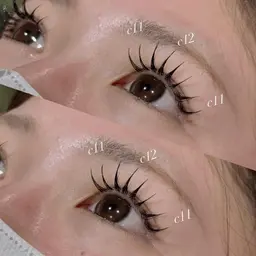 【👀マツエク👀】フラットラッシュ100​〜​120本（U26）オフなし