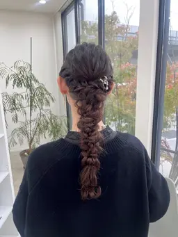 ヘアアレンジ(オープン30分毎に＋550円で早朝セットも承っております！メッセージにてお問い合わせください✨)