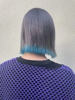 🫧エンドカラー(裾カラー)🫧ケアブリーチ(リタッチ)+カラー+毛先カラー