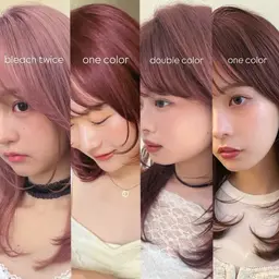 🎀《✨12月🎄限定✨価格》【カラー➕3STEPトリートメント（シャンプーブロー込み）】🎀