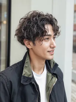 メンズカット＋スペインカール