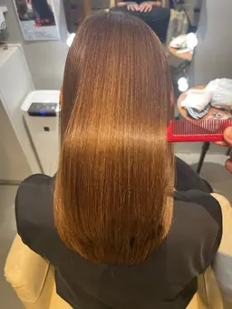 骨格矯正似合わせカット+髪質改善艶カラー+トリートメント¥16500【銀座】
