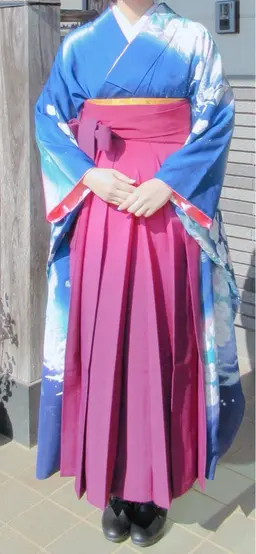 卒業式　袴着付け