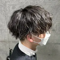 🌊限定価格🌊メンズカット+波巻きパーマ    お気に入り+インスタフォローで4stepトリートメント無料