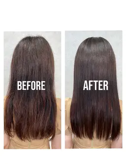 カット＋縮毛矯正+2stepトリート