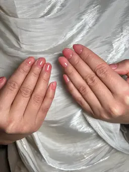 モデル練習自爪ワンカラー／ラメグラ¥0