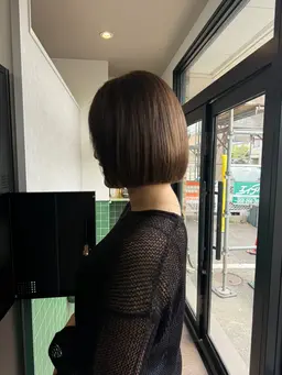 【艶髪にしたい方】しっとり質感艶カラー＋髪質改善トリートメント