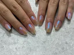 【ハンド】オフ込み⭐️ミラーワンカラー（クリアベース）