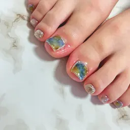 【フット】90分オーダーネイル（持ち込み画像OK）