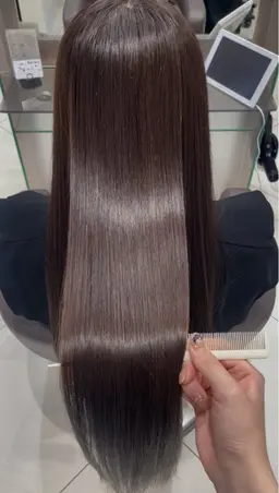 縮毛矯正+リノケアトリートメント