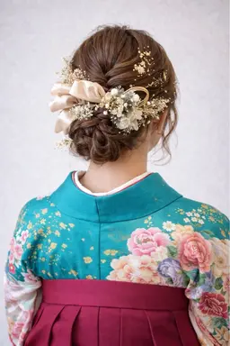 卒業式🎓袴着付✨ヘアセット🎀早朝料金なし!お時間はご相談下さい♪ミニモ学割💖