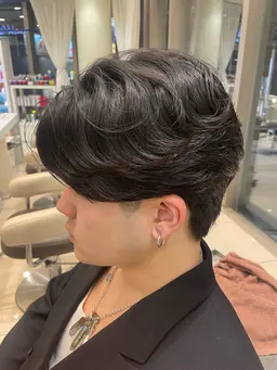 メンズカット✂️+曲がる縮毛矯正⭐️+トリートメント💆♂️