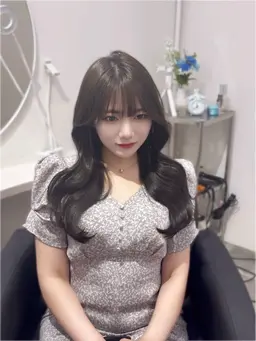 【🇰🇷韓国ヘア🇰🇷】レイヤーカット+カラー+髪質改善6STEPトリートメント