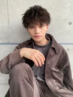 【⚡️3回目の方限定メニュー⚡️】メンズカット➕パーマ💫ニュアンス•ツイスパ•波巻きect