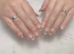 【ジェルオフ無料】マグネットフレンチ