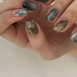 6日限定🙏art  course(オフあり)🫶🏻人気No.1✨ニュアンスアートやり放題🖤パラジェル使用