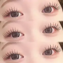 【11.12月限定🎄】フラットラッシュ　100本➕美容コーティングで束感仕上げ💖