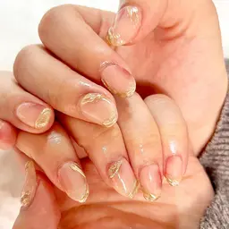 ニュアンス×ミラーネイル