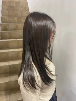 平日or日曜日【レディース限定】ブリーチなしワンカラー＋Aujua2stepトリートメント🎀