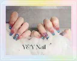 ★【HAND スカルプ長出し】10本持込デザイン&パーツ/シール込み