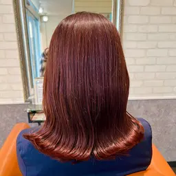 🌈【春に大人気🌸】🌈ブリーチ無し高発色暖色系カラー➕内部補修3stepトリートメント