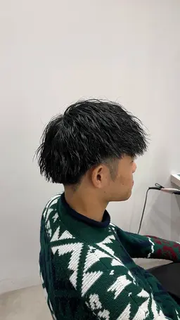 ツイストスパイラルパーマ、波巻きパーマ