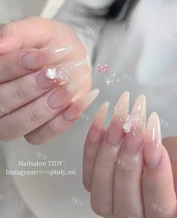 税込5,000円~ (から)🤍ジェル /フィルイン/パラジェル【持ち込みデザイン】※デザイン料金お問い合わせ下さい