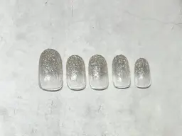 【HANDオフなし】初回ジェルオフ無料💅ラメグラデーション¥3990