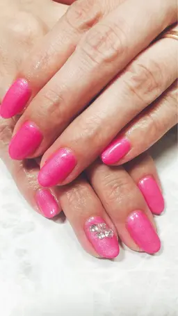 オフありワンカラーネイル