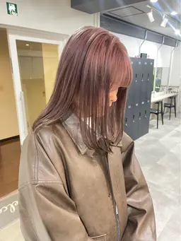 🧑‍🎓新規様限定ミニモ学割🌟ブリーチ無しダブルカラー🩷 ハイトーン🌟ケアブリーチ🚃横浜