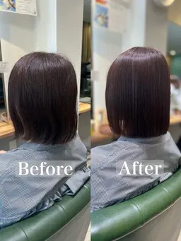 【2回目以降の方】cut×髪質改善ストレート🎀