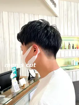 men'scut＋20mimスパ＋シャンプー付き